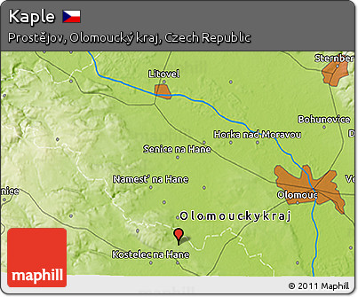 Physical 3D Map of Kaple