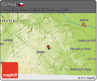 Physical 3D Map of Ochoz
