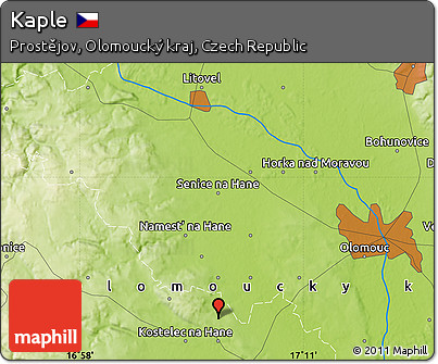 Physical Map of Kaple
