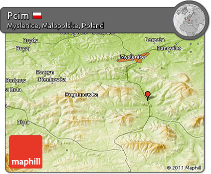 Physical 3D Map of Pcim