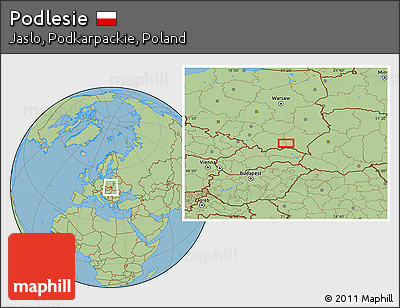 Savanna Style Location Map of Podlesie