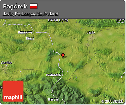 Satellite Map of Pagórek