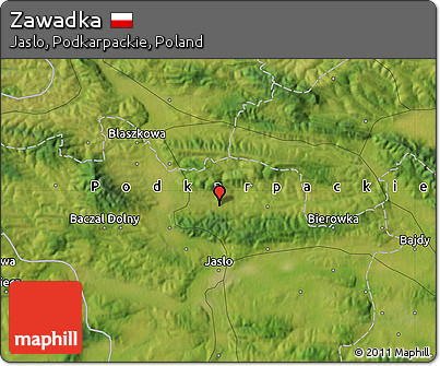 Satellite Map of Zawadka