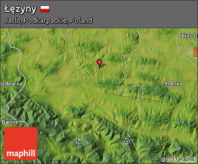 Satellite Map of Łężyny