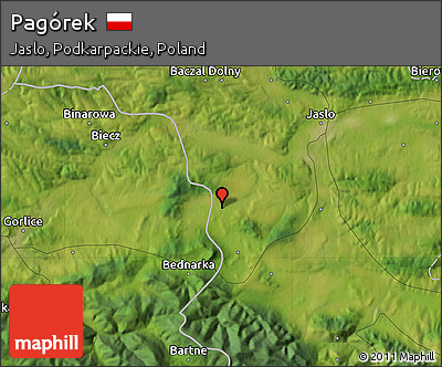 Satellite Map of Pagórek