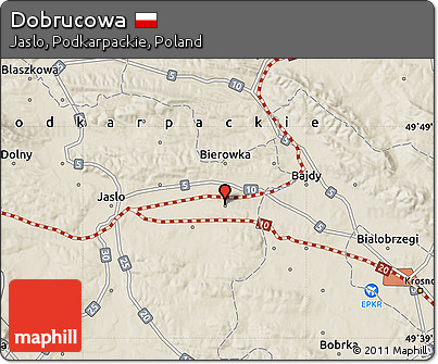 Shaded Relief Map of Dobrucowa