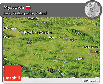 Satellite Panoramic Map of Myscowa