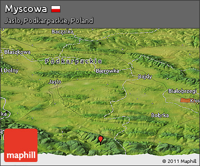 Satellite Panoramic Map of Myscowa