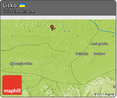 Physical 3D Map of Lisko