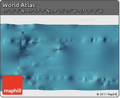 Satellite 3D Map of the Area around 49° 43' 37" N, 27° 58' 30" W