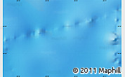 Physical Map of the area around 49° 43' 37" N, 30° 31' 29" W