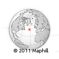 Outline Map of the Area around 49° 43' 37" N, 33° 4' 30" W, rectangular outline