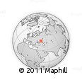 Outline Map of the Area around 49° 43' 37" N, 43° 25' 29" E, rectangular outline