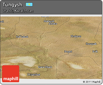 Satellite Panoramic Map of Tungysh