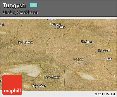 Satellite Panoramic Map of Tungysh