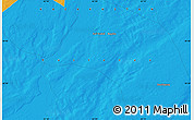 Political Map of the area around 49° 43' 37" N, 62° 58' 30" E