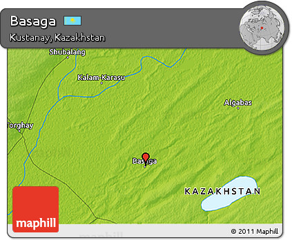 Physical 3D Map of Basaga
