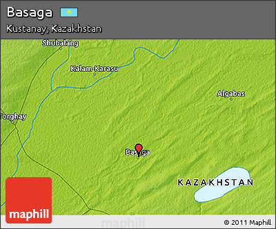 Physical 3D Map of Basaga