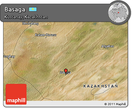 Satellite 3D Map of Basaga