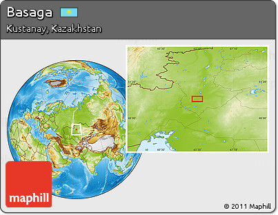 Physical Location Map of Basaga