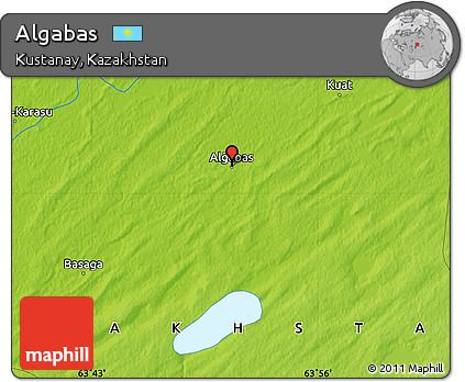 Physical Map of Algabas