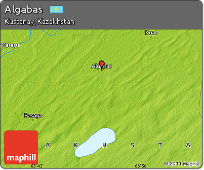 Physical Map of Algabas
