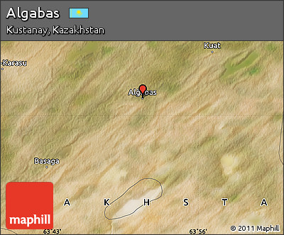 Satellite Map of Algabas