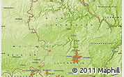 Physical Map of Aubange