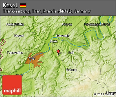 Physical Map of Kasel