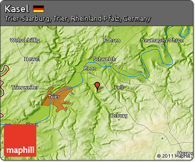 Physical Map of Kasel