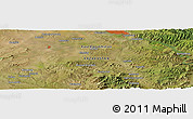 Satellite Panoramic Map of Mynshunkyr