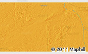 Political 3D Map of the area around 49° 43' 37" N, 82° 22' 30" W
