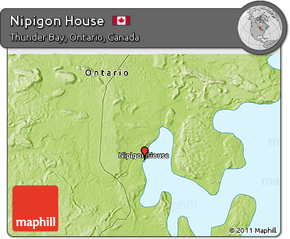 Physical 3D Map of Nipigon House