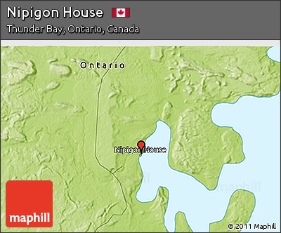 Physical 3D Map of Nipigon House