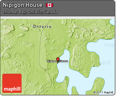 Physical 3D Map of Nipigon House