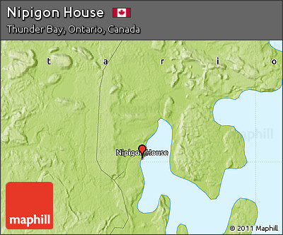 Physical Map of Nipigon House
