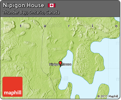 Physical Map of Nipigon House