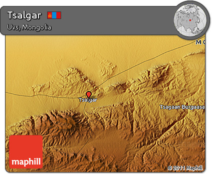 Physical 3D Map of Tsalgar