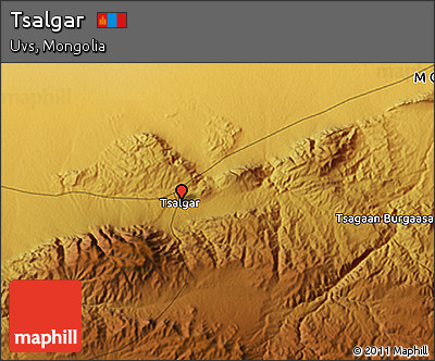 Physical 3D Map of Tsalgar
