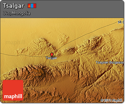 Physical 3D Map of Tsalgar