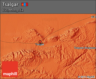 Political 3D Map of Tsalgar