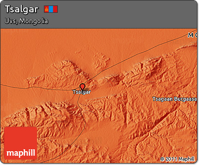 Political 3D Map of Tsalgar