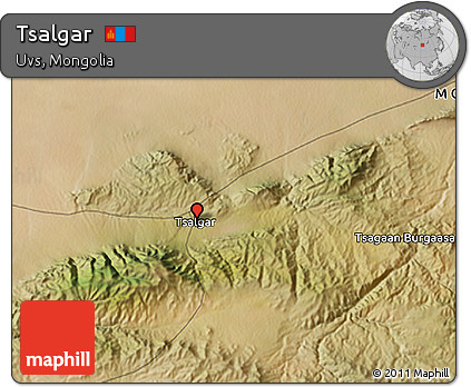 Satellite 3D Map of Tsalgar