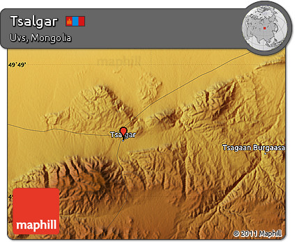 Physical Map of Tsalgar
