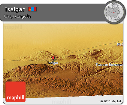 Physical Panoramic Map of Tsalgar