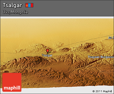 Physical Panoramic Map of Tsalgar