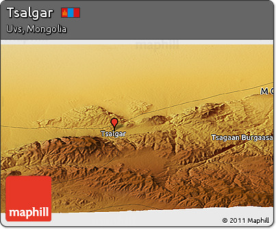 Physical Panoramic Map of Tsalgar