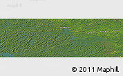 Satellite Panoramic Map of the area around 49° 43' 37" N, 93° 25' 30" W