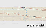 Shaded Relief Panoramic Map of East Braintree
