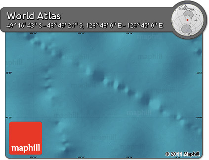 Satellite Map of the Area around 49° 3' 5" S, 129° 16' 30" E
